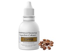 Sugarflair 100% Natural Flavour Estratto di Coffee, Caffé - Aromi Naturale per Torte, Cupcake, Glasse, Pasticcini e Dessert, Aroma Alimentare - Aroma Natural, Kosher - 30 ml