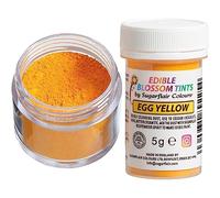 Sugarflair Blossom Tint Dust Egg Yellow - Colorante Alimentare, Polveri Coloranti Commestibili per Torte, Pasta di Zucchero, Glassa, Cioccolato, Crema al Burro, Macarons - 5g