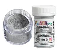 Sugarflair Blossom Tint Dust Shadow Grey, Grigio - Colorante Alimentare, Polveri Coloranti Commestibili per Torte, Pasta di Zucchero, Glassa, Cioccolato, Crema al Burro, Macarons - 5g