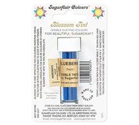Sugarflair Blossom Tint Dusting Blueberry, Blu - Colorante Commestibile in Polvere per Decorare Pasta di Gomma, Glassa, Cioccolato, Crema al Burro, Macarons - 7ml