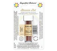 Sugarflair Blossom Tint Dusting Hazelnut, Marrone - Colorante Commestibile in Polvere per Decorare Pasta di Gomma, Glassa, Cioccolato, Crema al Burro, Macarons - 7ml