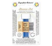 Sugarflair Blossom Tint Dusting Navy Blue, Blu - Colorante Commestibile in Polvere per Decorare Pasta di Gomma, Glassa, Cioccolato, Crema al Burro, Macarons - 7ml