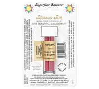 Sugarflair Blossom Tint Dusting Orchid - Colorante Commestibile in Polvere per Decorare Pasta di Gomma, Glassa, Cioccolato, Crema al Burro, Macarons - 7ml