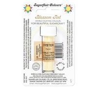 Sugarflair Blossom Tint Dusting Oyster - Colorante Commestibile in Polvere per Decorare Pasta di Gomma, Glassa, Cioccolato, Crema al Burro, Macarons - 7ml