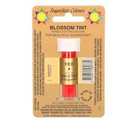 Sugarflair Blossom Tint Dusting Red - Colorante Commestibile in Polvere per Decorare Pasta di Gomma, Glassa, Cioccolato, Crema al Burro, Macarons - 7ml