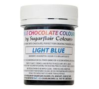 Sugarflair Chocolate Colour Light Blue, Blu Chiaro - Colorante Alimentare, Colorante Cioccolato per Colorare Cioccolatini e Praline - 35g