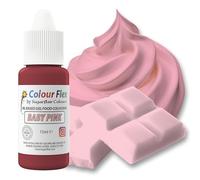 Sugarflair Colourflex Baby Pink, Rosa Bambino, Colorante Alimentare a Base di Olio, Colorante per Crema al Burro, Ganache, Cioccolato, Pasta di Zucchero e Meringa Svizzera - 15 ml