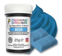 Sugarflair Colourflex Extra Paste Blue, Blu - Colorante Alimentare, Colorante per Crema al Burro, Ganache, Cioccolato, Pasta di Zucchero, Torte, Impasti per Dolci - 25g
