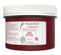 Sugarflair Maximum Concentrated Paste Colour Red, Colore per Pasta di Zucchero, Marzapane, Colorante Alimentare - 400g