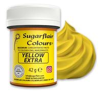 Sugarflair Maximum Concentrated Paste Colour Yellow, Giallo, Colore per Pasta di Zucchero, Marzapane, Colorante Alimentare - 42g