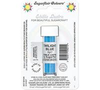 Sugarflair Polvere Colorante Blu Scintillante Edibile per Decorare in Maniera Brillante le Torte