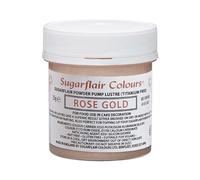 Sugarflair Pump Refill Rose Gold, Oro Rosa - Ricarica Pratica per lo Spray a Pompa Sugarflair Pump Spray Colorante Alimentare - 25g