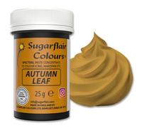 Sugarflair Spectral Concentrated Paste Colours Autumn Leaf, Colorante Alimentare Pasta, Colorante per Pasta di Zucchero e Mazapán - 25g