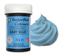 Sugarflair Spectral Concentrated Paste Colours Baby Blue, Blu Bambino, Colorante Alimentare Pasta, Colorante per Pasta di Zucchero e Mazapán - 25g