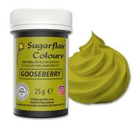 Sugarflair Spectral Concentrated Paste Colours Gooseberry, Colorante Alimentare Pasta, Colorante per Pasta di Zucchero e Mazapán - 25g