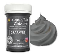 Sugarflair Spectral Concentrated Paste Colours Graphite, Colorante Alimentare Pasta, Colorante per Pasta di Zucchero e Mazapán - 25g