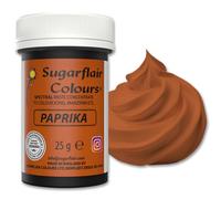 Sugarflair Spectral Concentrated Paste Colours Paprika, Flesh, Colorante Alimentare Pasta, Colorante per Pasta di Zucchero e Mazapán - 25g