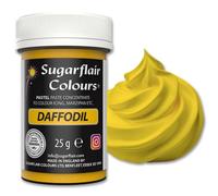 Sugarflair Spectral Concentrated Paste Colours Pastel Daffodil, Colorante Alimentare Pasta, Colorante per Pasta di Zucchero e Mazapán - 25g