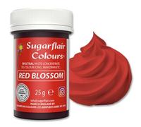 Sugarflair Spectral Concentrated Paste Colours Red Blossom, Rossom Colorante Alimentare Pasta, Colorante per Pasta di Zucchero e Mazapán - 25g