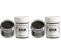 Sugarflair Sugar Sprinkles Black, Nero, Sprinkles Commestibili, Decorazioni di Zucchero per Torte, Cupcake e Biscotti - 40g (Confezione da 2)