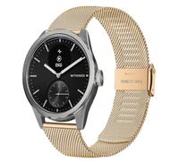 SUGARJAR 18MM 20MM Metallo Cinturino compatibile con Withings ScanWatch 38mm/ScanWatch 42mm/ScanWatch 2 38mm/ScanWatch 2 42mm/ScanWatch Light/Steel HR 36mm/Steel HR 40mm/Withings Move/Move ECG/Steel
