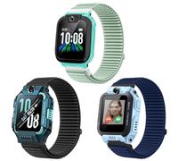 SUGARJAR 3 Pezzi Cinturino Compatibili con Imoo Z7/Z6/Z1 Watch Phone, Nylon Intrecciato Chiusura Loop Strappo Cinturini di Ricambio per Smartwatch Imoo Z7/Z6/Z1 Ragazzi Ragazze