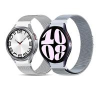 SUGARJAR Cinturino Compatibile con Galaxy Watch 7/FE/6/5/4 40 mm 44 mm/Watch 6 Classic 43 mm 47 mm, Magnetico Metallo Cinturini per Galaxy Watch 5 Pro 45 mm/Watch 4 Classic 42 mm 46 mm