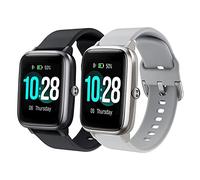 SUGARJAR Cinturino Compatibile per ID205L,19mm cinturino di ricambio Quick Release morbido silicone Classic per ID205S ID205G ID215G ID216 SW020 SW023 WF021 WF025 Uwatch3 UFIT GT Smartwatch