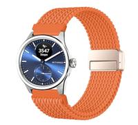 SUGARJAR Cinturino Intrecciato 18/20mm Compatibile con Withings ScanWatch 2 (38mm/42mm), Nylon Elasticizzato Chiusura Magnetica per Withings ScanWatch Light/Nova Brilliant/ScanWatch Nova Cinturini