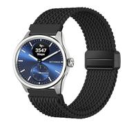 SUGARJAR Cinturino Intrecciato 18/20mm Compatibile con Withings ScanWatch 2 (38mm/42mm), Nylon Elasticizzato Chiusura Magnetica per Withings ScanWatch Light/Nova Brilliant/ScanWatch Nova Cinturini