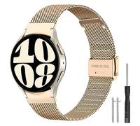 SUGARJAR Metallo Cinturino Compatibile con Samsung Galaxy Watch 7/FE/6/5/4 40mm 44mm/Watch 6 Classic 43mm 47mm,Acciaio Inossidabile Cinturini per Galaxy Watch 5 Pro 45mm/Watch 4 Classic 42mm 46mm