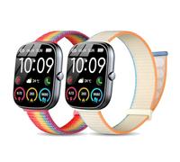 SUGARJAR Nylon Cinturino Compatibile per uaue T60/T50S,22 mm Cinturini per Nerunsa P66D,Donerton T50S/T50H,Popglory P66,Jugeman P99/Y66,RUIMEN H1/D1,TOOBUR IDW13/IDW16/IDW19/BW01