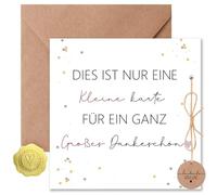 Sugeru Biglietti di ringraziamento - Premi il mio sincero ringraziamento - Biglietto di ringraziamento con testo extra grande - Grazie,biglietto grazie per la persona che desiderate più ringraziare