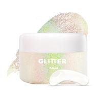 Sugeru® Brillantini Viso Glitter Make Up-4 Colori,Glitter Corpo per Viso,Unghie, Occhi, Labbra, Capelli,Brillantini per Pittura,Musica, Festival, in Maschera,Halloween, Feste, Natale (#02)