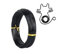 SUGERU Diy Filo di Alluminio Modellabile-1mm X 28m, Filo di Ferro per Bigiotteria Tricotin,Artigianale,Flessibile e Modellabile,Creazione di Gioielli,L'Artigianato Della Scultura (2mm x 20m - nero)