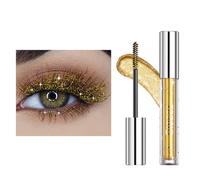 Sugeru Mascara Colorato,Mascara Glitterato,Panorama Mascaras Glitterato Diamante,Mascaras Waterproof a Prova di Sbavature a Lunga Tenuta,Allungamento, Curvatura e Luminosità (Q2)