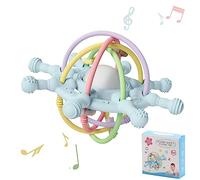 Sugeru®Massaggia Gengive Neonati,Giochi Dentizione Neonato,Neonato Senza BPA Silicone Morbido Pallina Sensoriale Neonato Presa Facile,Freezer,in Silicone,Stimolare e Rilassarsi, Bambini3+mesi (Blu)