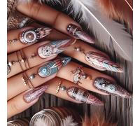 Suggerimenti Per Chiodi Mandorle GUE FINE STANTE SULLA PRESSO FALSO ARTICIFICA PER RAGAZZI E RAGAZZE SETTA FINUCI