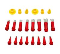 Suggerimenti per il calafataggio, kit di finitura per calafataggio | Set di riutilizzabili - Kit sigillante multifunzionale in acciaio inossidabile a 6 , set di ugelli per cucina, sala ba