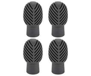 Suggerimenti per il silenziamento della batteria - Stop al forte clacking veloce, 4 pezzi suggerimenti per esercitarsi in silenzio sulle bacchette in silicone, vestibilità elasticizzata universale + m