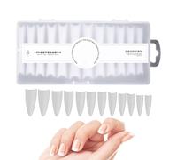 Suggerimenti per l'estensione delle unghie, punte acriliche - 240 pezzi di tappi sottili per unghie acriliche | Traceless Easy Nail Extension Set, 12 misure di punte per unghie francesi con scatola di