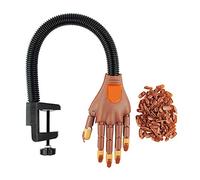 Suggerimenti per Unghie Acrilici 300 Pezzi per la Mano di Addestramento e Pratica - Strumento per Salone per Nail Art Fai -te con Materiale ABS, Riutilizzabile e Fissa per l'apprendimento