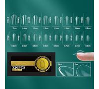 Suggerimenti Per Unghie Francesi Trasparenti Falso Design Gel Flessibile Pressa Sulla Manicure Per La Qualità Del Salone Risultati Senza Soluzione Continuità False Natural Fit