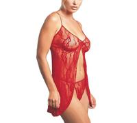 Suggerimenti Set: Babydoll & Perizoma Rosso