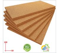 Sughero Naturale 3 cm. Lastre 100 x 50 x 3 Cappotto Termico Acustico.