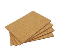 Sughero Piastrelle Muro 1 x Confezione Da 4 440mm X 300mm X 10 MM Incl. Pod