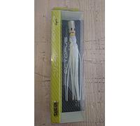 Sugoi Octopus Niger polipetto da traina con Testina in Metallo, 10cm, Colore 00 Bianco Glitter