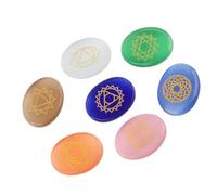 Sugoyi Pietre dei Chakra, Cristalli curativi, Comoda Pietra dei Chakra dell'energia positiva Fresca Delicata Confortevole, per la cristalloterapia