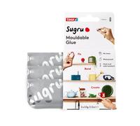 Sugru by tesa - Colla multiuso modellabile per fissaggio e realizzazione creativa, grigio, 3 pezzi