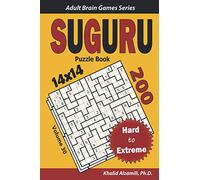 Suguru Puzzle Book: 200 Hard to Extreme (14x14) Puzzles